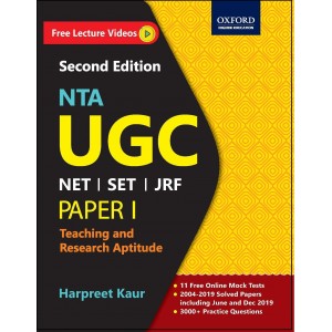 Oxford's NTA UGC NET/SET/JRF Paper 1 : Teaching and Research Aptitude by Harpreet Kaur